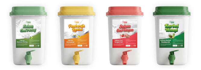 Qlean Guard Clean Karbol - Cairan Pembersih Serbaguna & Wangi