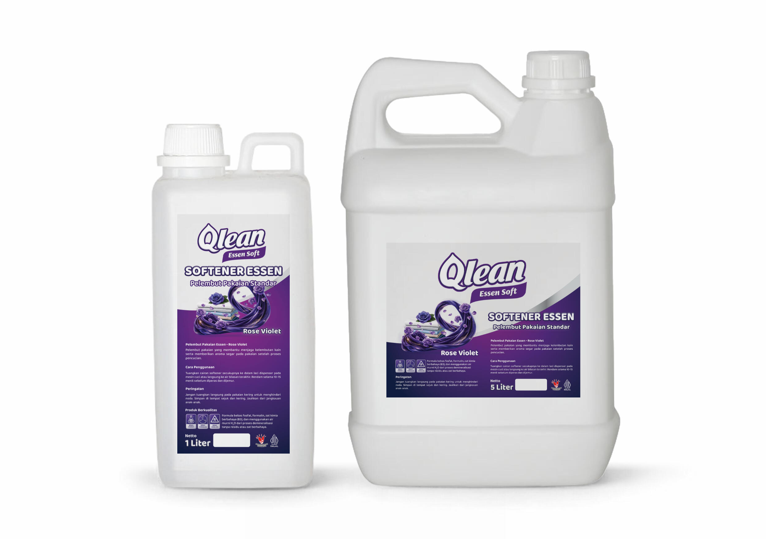 Qlean Essen Soft Softener pakaian Essen Soft Qlean Care kemasan jerigen untuk kebutuhan laundry dan rumah tangga di Batam"